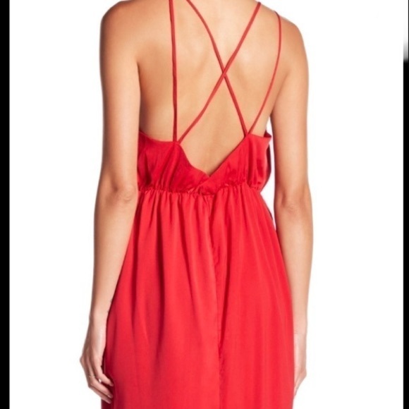 Few Moda Pricilla Strappy Red Slip Dress S NWT - Picture 2 of 9